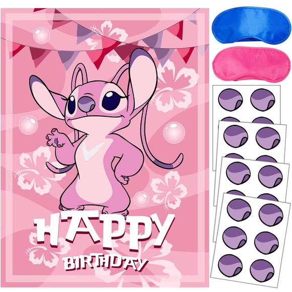 Stitch Party Supplies, Pin The Nose on Angel - Picture 1 of 1